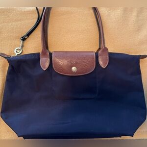 LONGCHAMP  Purple Medium Tote Bag